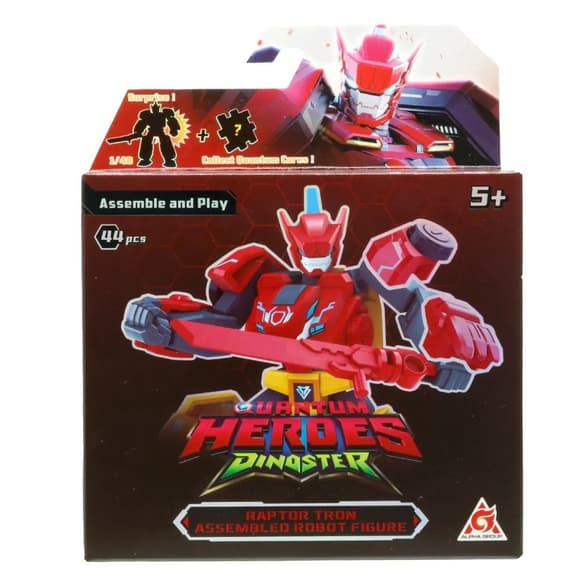 Детский робот-конструктор "Раптор Трон" Dinoster EU580881A-1, 45 деталей