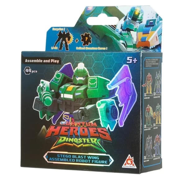 Детский робот-конструктор "Стего Бласт Винг" Dinoster EU580881A-2, 45 деталей