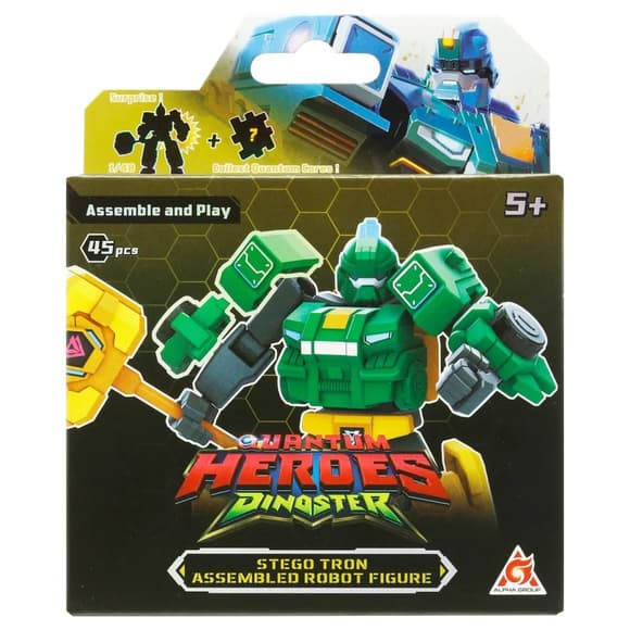 Детский робот-конструктор "Стего Трон" Dinoster EU580881A-4, 45 деталей