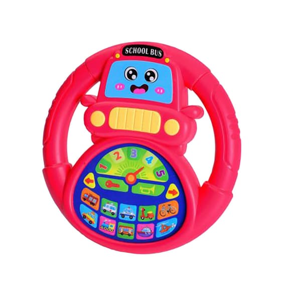 Интерактивная игрушка руль "Путешественник: Автомир" M 6304, 18 см, украинский