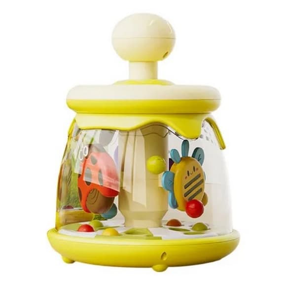 Дитяча іграшка "Дзиґа" AY001(Green) заводна, рухливі кульки, 20х15 см