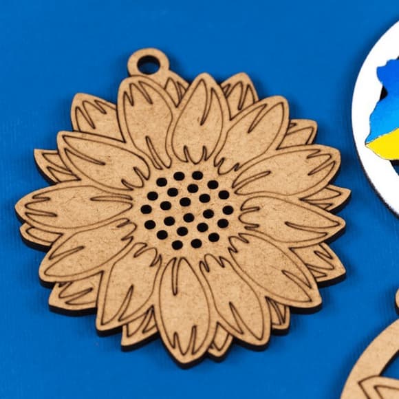 Детский набор заготовок "С Украиной в сердце“ UKR-LOVE 7,5х8 см