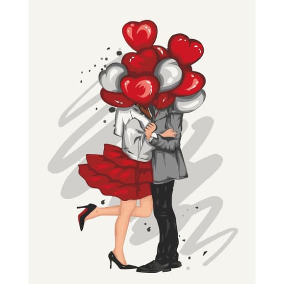 Картина за номерами "Зустріч закоханих" 10177-AC 40х50 см