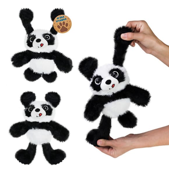 Дитяча м'яка іграшка-потягушка "Панда" MJ2405 розмір 30 см