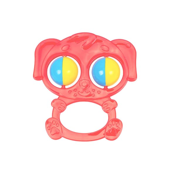 Детская погремушка "Собачка" 9338TXK-20, пластик, от 3 месяцев