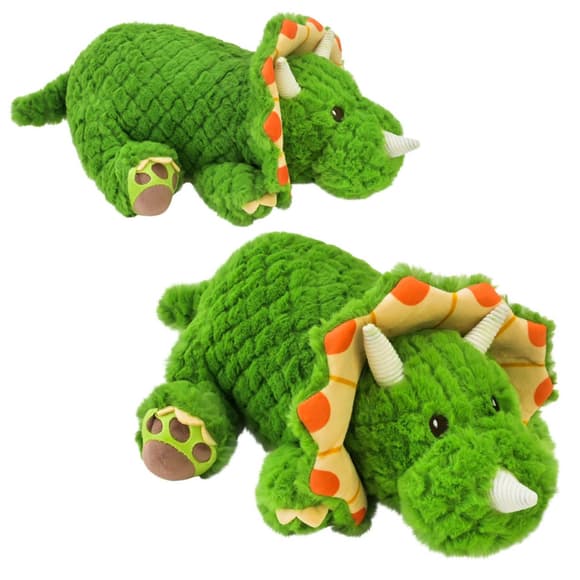 Дитяча м'яка іграшка "Динозавр Трицератопс" K15204 розмір 37 см