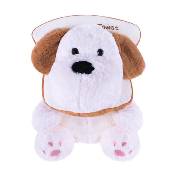 Детская мягкая игрушка "Собачка" C46609 с тостом, размер 24 см