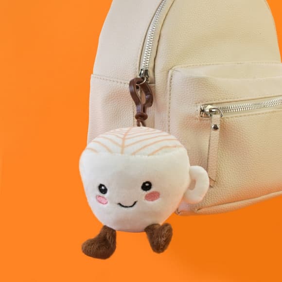 Мягкая игрушка-брелок "Кофе Латте" PLC25091, размер 8 см