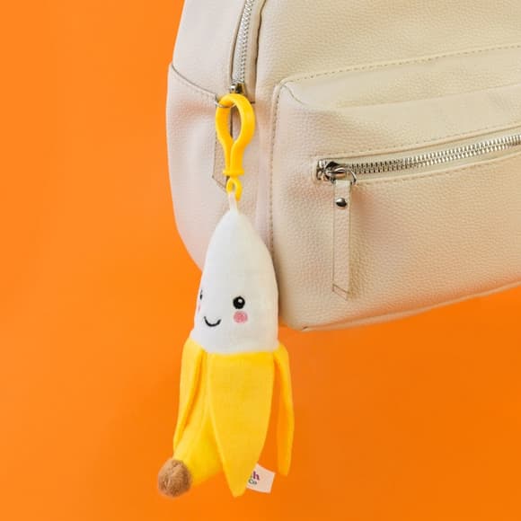 Мягкая игрушка-брелок "Банан" PLC25090, размер 13 см