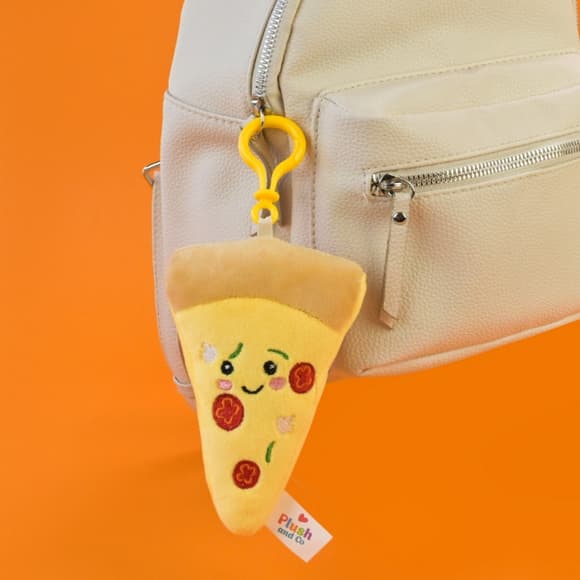 Мягкая игрушка-брелок "Пицца" PLC25083, размер 12 см