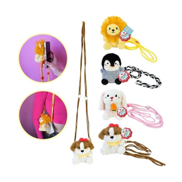 Мягкая игрушка-держатель для телефона PLC25005(White) 9х8х11 см