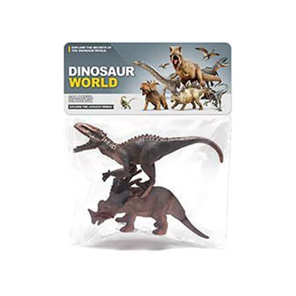 Игровой набор фигурок "Динозавры" KL-135-5, 2 шт в пакете