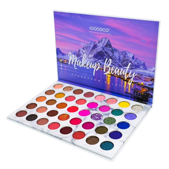 Детская палетка теней для век LK3750, 40 цветов, с аппликатором