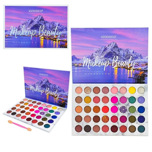 Детская палетка теней для век LK3750, 40 цветов, с аппликатором