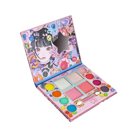 Дитяча палетка тіней для повік IG2943, 12 кольорів, з аплікатором