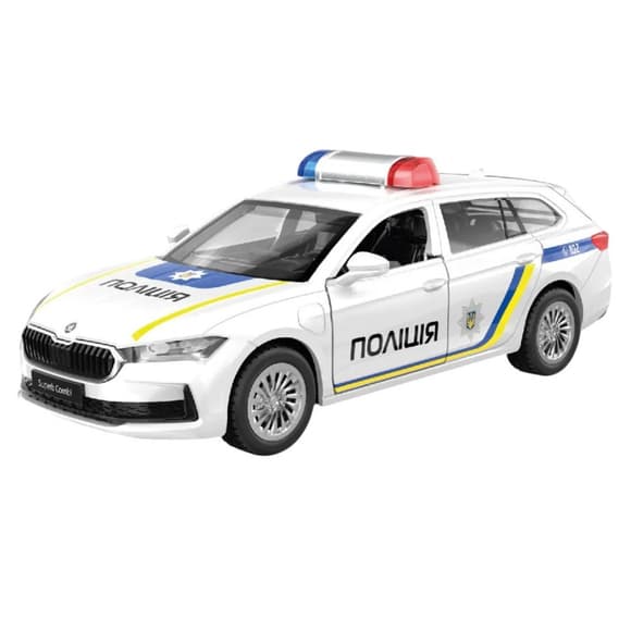 Дитяча автомодель "Skoda superb поліція" TechnoDrive 250947 масштаб 1:43