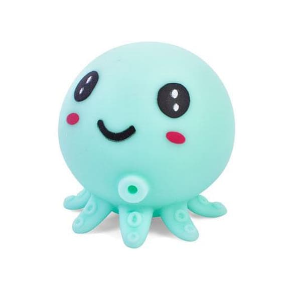 Детская игрушка-антистресс "Осьминог" MS 3951(Turquoise) с мукой, 7,5 см