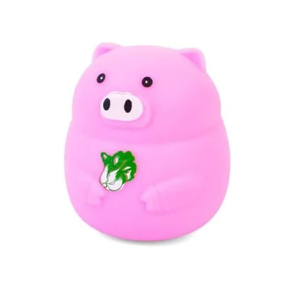 Детская игрушка-антистресс "Свинка" MS 3950(Pink) с мукой, 8 см