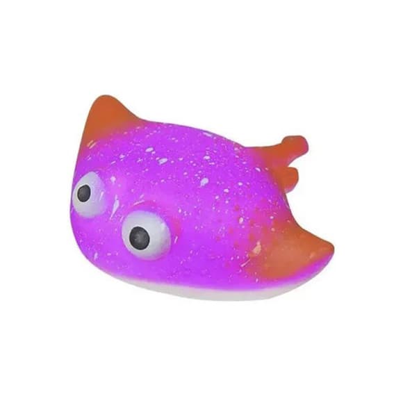 Дитяча іграшка-антистрес "Скат" MS 3827(Pink) з борошном, 11 см