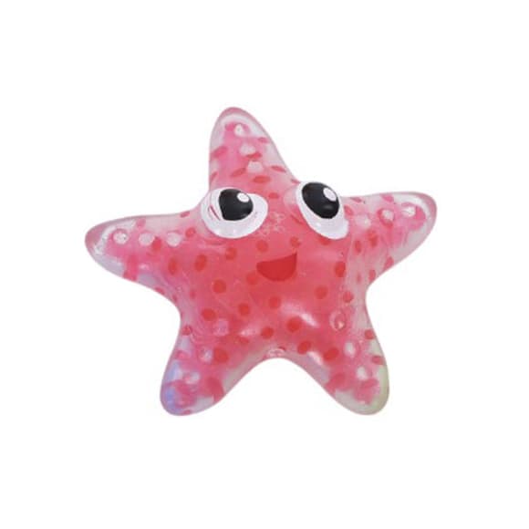 Детская игрушка-антистресс "Морская звезда" MS 3666(Red) с орбизом, 10 см