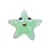 Дитяча іграшка-антистрес "Морська зірка" MS 3666(Green) з орбізом, 10 см