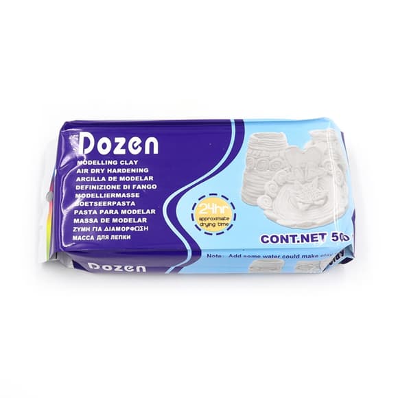 Масса для лепки "Dozen" DSCN0667 белый, 500 грамм