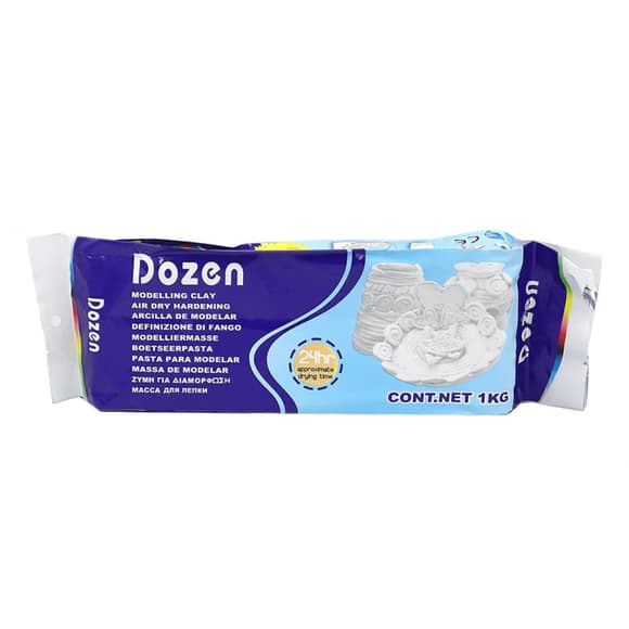 Масса для лепки "Dozen" DSCN0668 белый, 1 килограмм