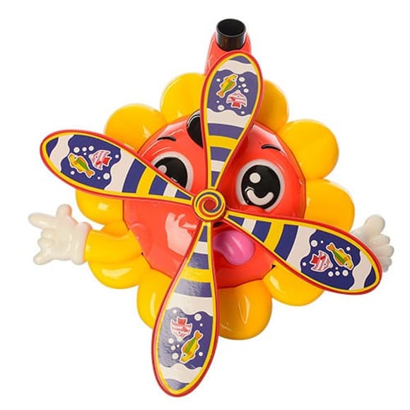 Детская каталка на палке "Цветочек" 363(Yellow-Orange) подвижные детали