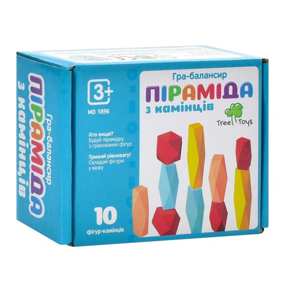 Дитяча дерев'яна гра-балансир MD 1896, 10 фігурок