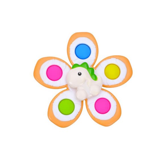 Детская погремушка-спинер с мягкими кнопками "Динозавр" GZ-05-1