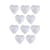 Набір пінопластових заготовок "Серця" 220170G 8,5 см, 20 шт