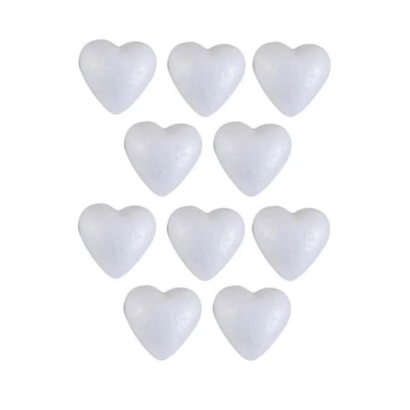 Набір пінопластових заготовок "Серця" 220170G 8,5 см, 20 шт