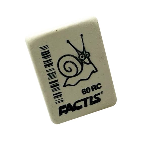 Гумка шкільна прямокутна CNF60RC, м'яка