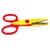 Ножницы детские "Craft" 1606A(Yellow-Red) с фигурным лезвием