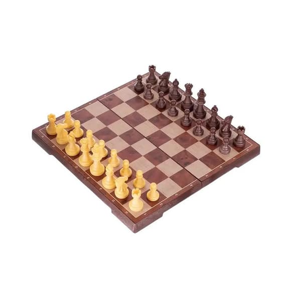 Набор настольных игр "Шахматы и шашки" 2 в 1 QX2680, 25х15х4 см, 48 фигур