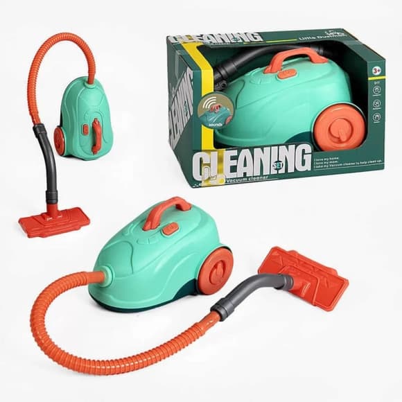 Дитяча побутова техніка "Пилосос" XG2-29F на батарейках, звукові ефекти