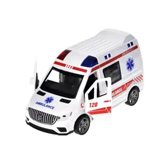Дитяча інерційна машинка "Швидка допомога" YM-9930F(Ambulance) звукові ефекти