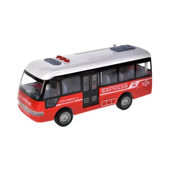 Детский инерционный автобус YM-9907F(Red) 19х6,5х8 см