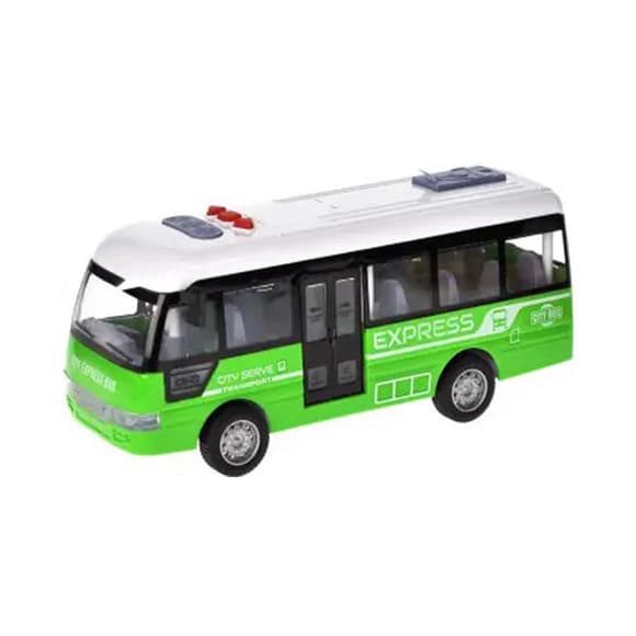 Детский инерционный автобус YM-9907F(Green) 19х6,5х8 см