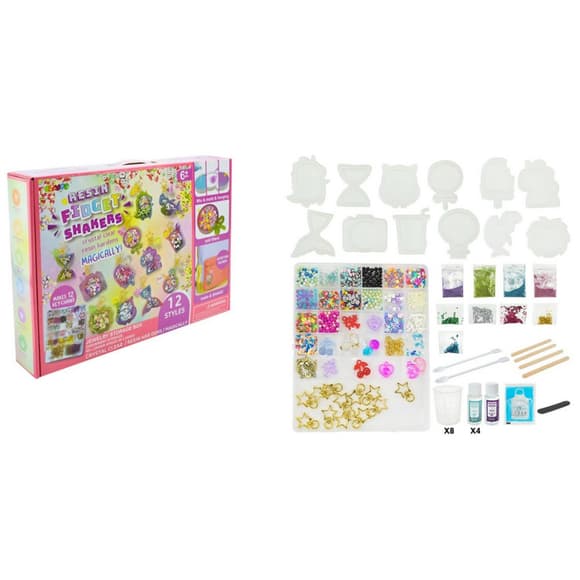 Дитячий набір для творчості "Resin Fidget Shakers" 9082E-1, 12 силіконових форм