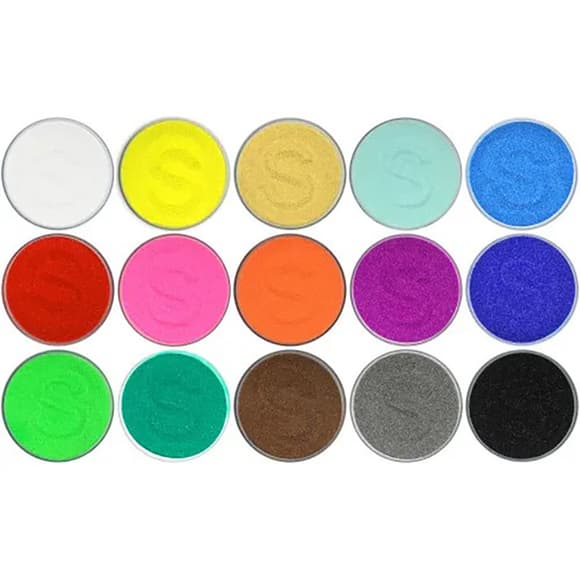 Набор цветного песка для творчества SMC-15, 15 цветов по 100 г