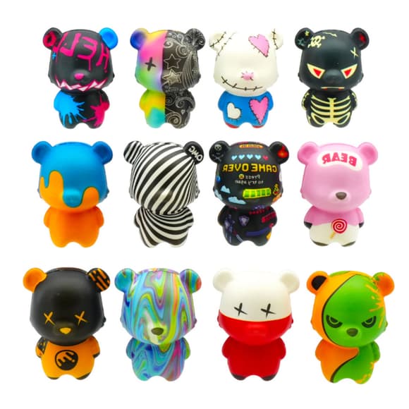 Коллекционная игрушка-сквиш Хайповые мишки Tiki Wiki SQ027 игрушка-сюрприз