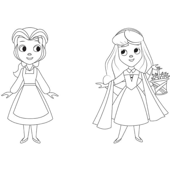 Розмальовка "Гра з кольором. Принцеса" 1426002 Disney Маля, 12 сторінок