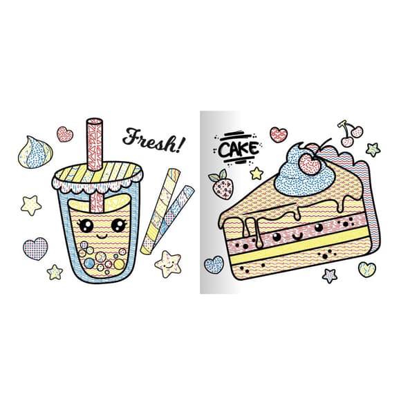 Водна розмальовка "Нямчики" РМ-95-03 серія "MINI Water Book"