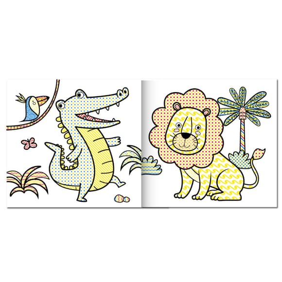 Водна розмальовка "У джунглях" РМ-95-05 серія "MINI Water Book"