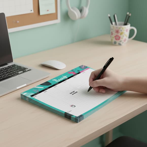 Планер недельный VT9212-05, 20х14,3 см, 54 листа, украинский