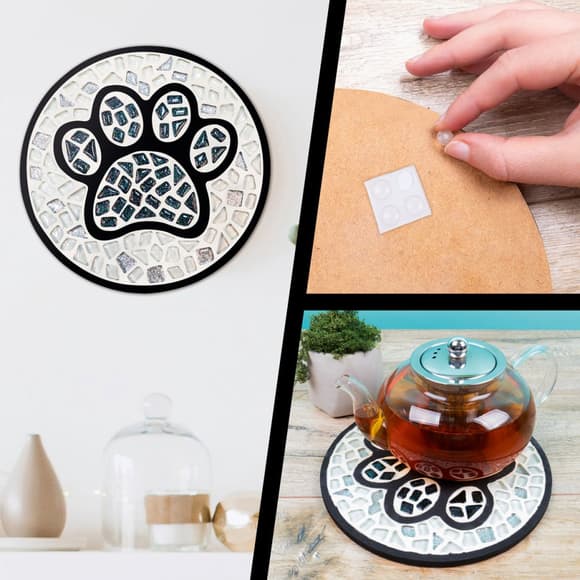 Набір для творчості скляна мозаїка "Чорна лапа" MA2031, 2 рівень