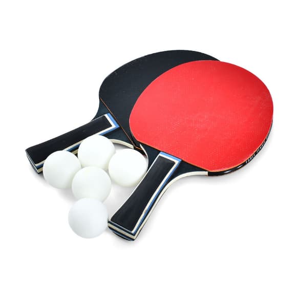 Ракетки для настольного тенниса MS 4594, 25 см, EVA, 5 мячей в наборе