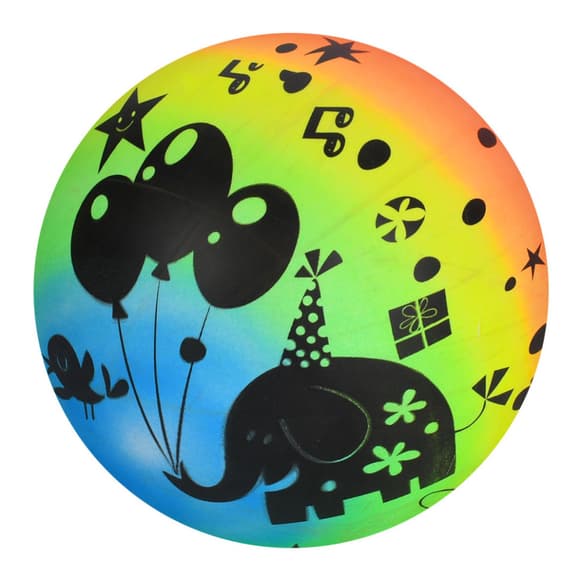 М'яч дитячий MS 4850-4 з малюнком, гума, 9 дюймів, 57-60 грам