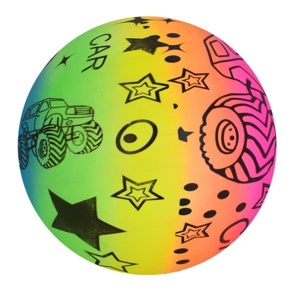 М'яч дитячий MS 4850-2 з малюнком, гума, 9 дюймів, 57-60 грам